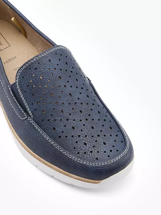 Easy Street Komfort Slipper in blau