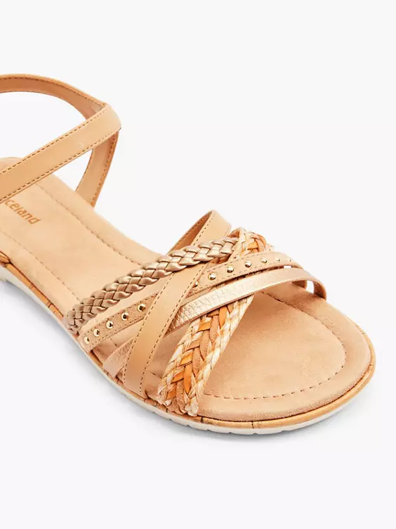 Graceland Sandale in beige