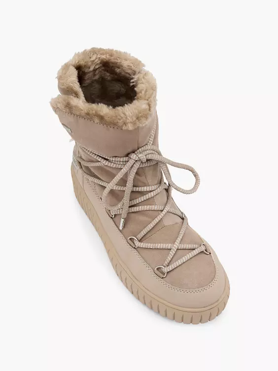 s.Oliver Schnürboots in taupe
