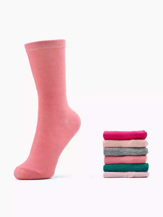 DEICHMANN 6er Pack Socken in multicolor