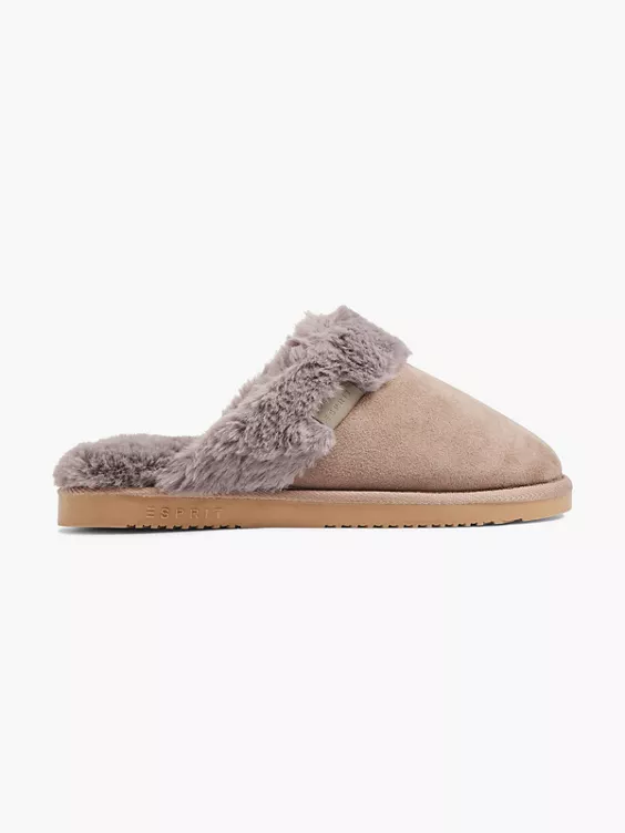 ESPRIT Pantoffel in braun