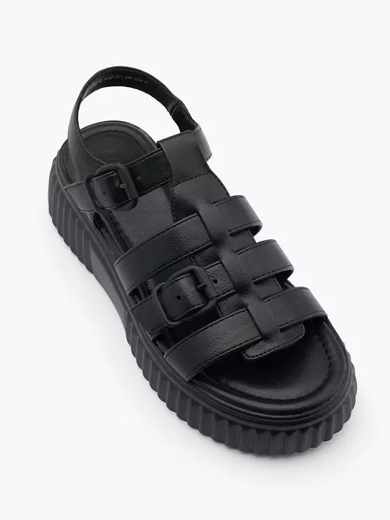 Catwalk Sandalette in schwarz