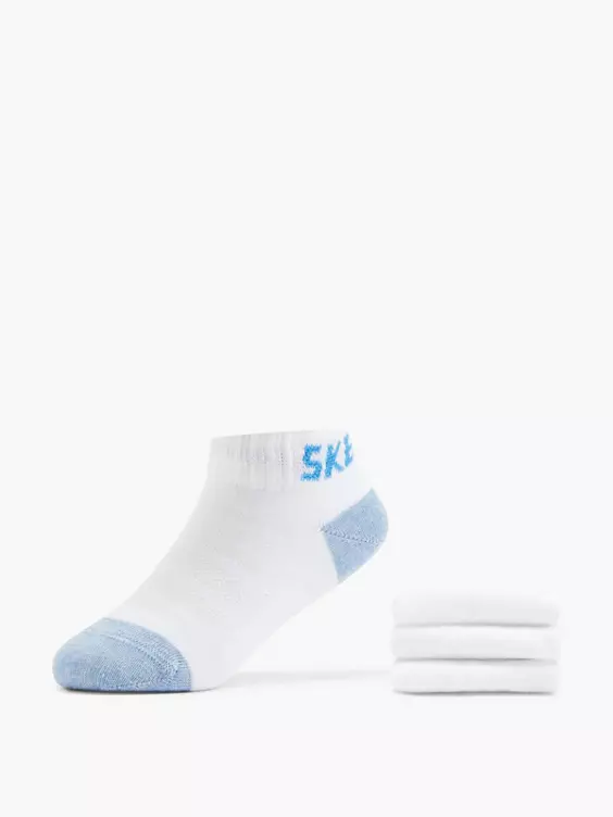 Skechers 3er Pack Sneakersocken in weiß