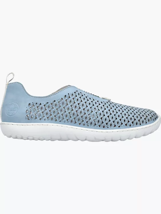 Rieker Damen Slipper in blau