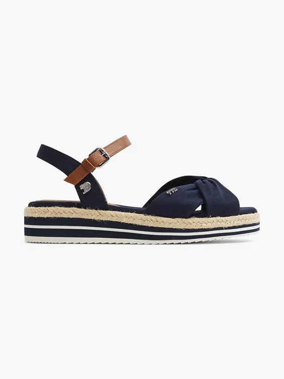 TOM TAILOR Sandale in blau