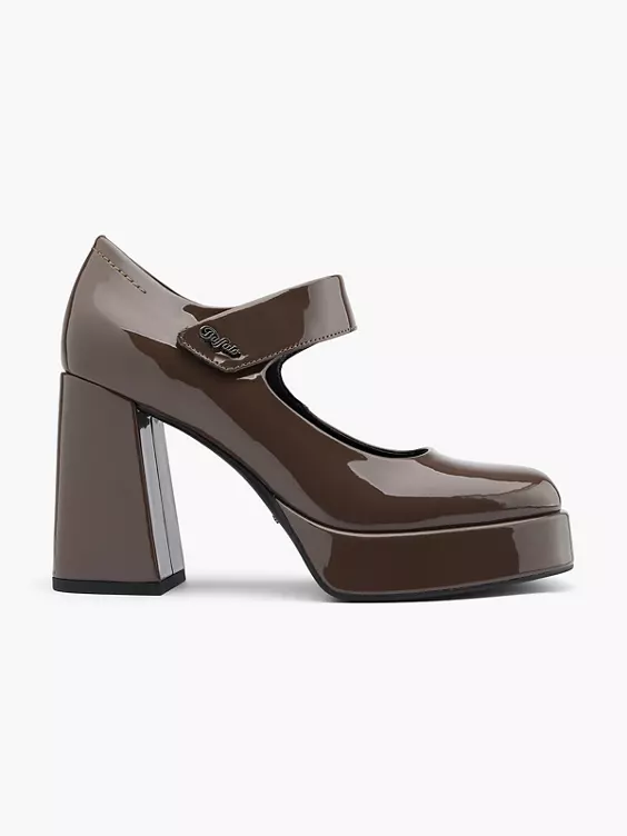 Buffalo Mary Jane Pumps in braun
