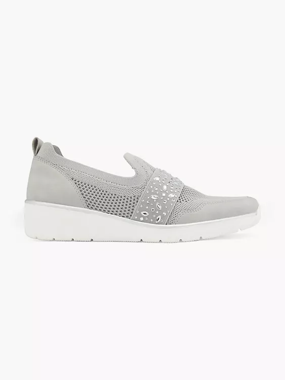 Easy Street Komfort Slipper in grau