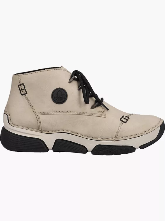 Rieker Damen Schnürschuhe in beige