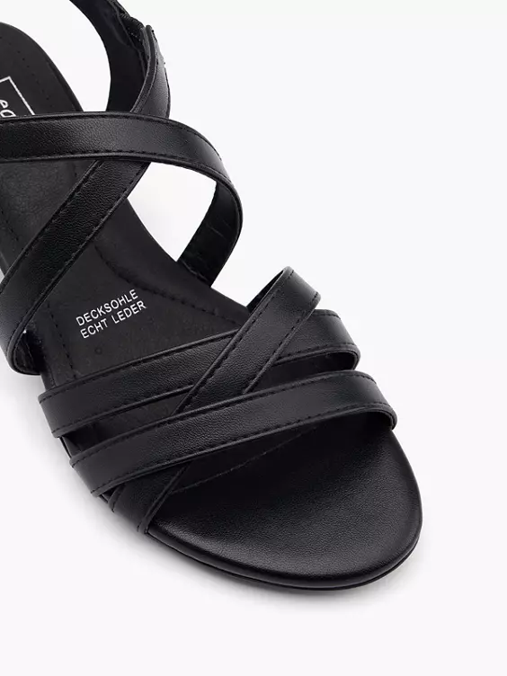 Easy Street Komfort Sandalette in schwarz