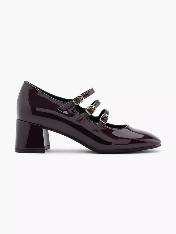 Catwalk Mary Jane Pumps in bordeaux