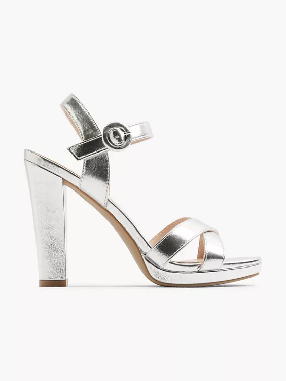 Catwalk Sandalette in silber