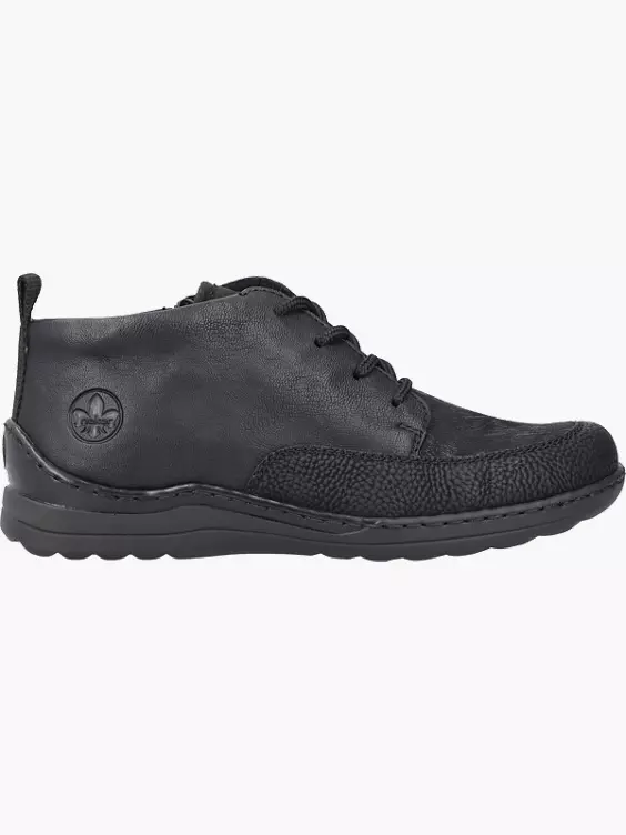 Rieker Damen Schnürschuhe in schwarz
