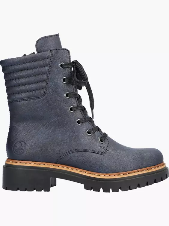 Rieker Damen Biker Boots in blau