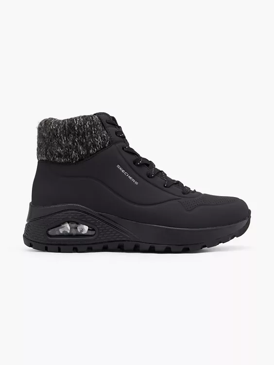 Skechers Schnürboots in schwarz