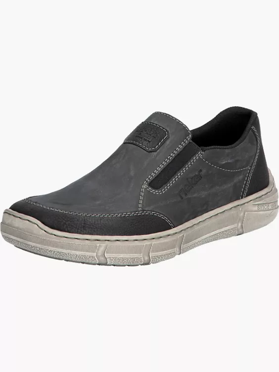 Rieker Herren Slipper in grau