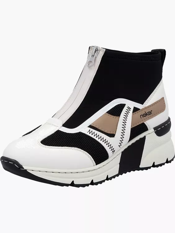 Rieker Damen Sneaker High in weiß