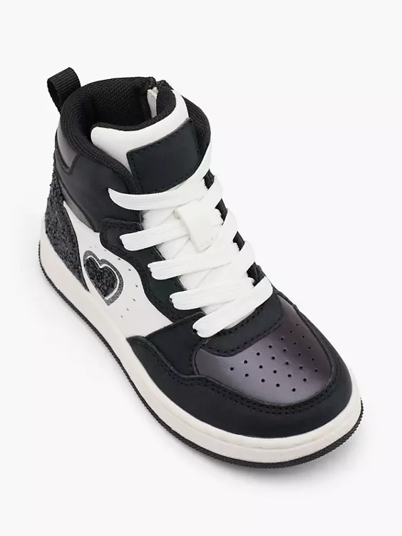 Graceland Hoher Sneaker in schwarz