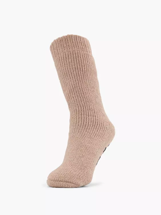 Cosy Nature ABS Socken in beige