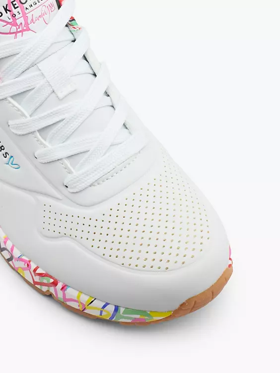 Skechers Chunky Sneaker UNO-LOVING LOVE in weiß