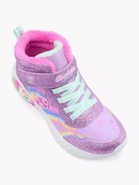 Skechers Hoher Sneaker UNICORN DANCER - mit Licht in lila