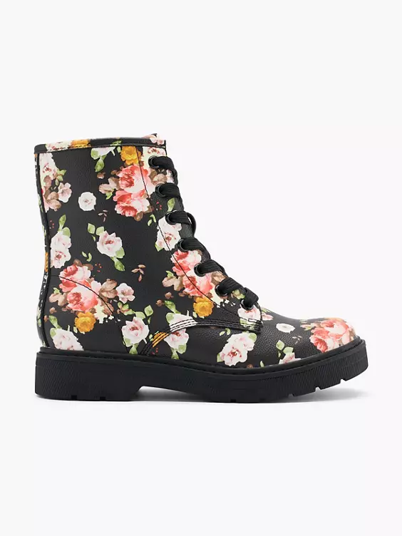 Graceland Schnürboots in schwarz