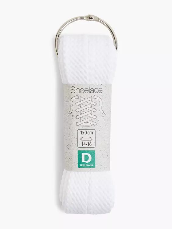 DEICHMANN Schnürsenkel 150 cm breit in weiß