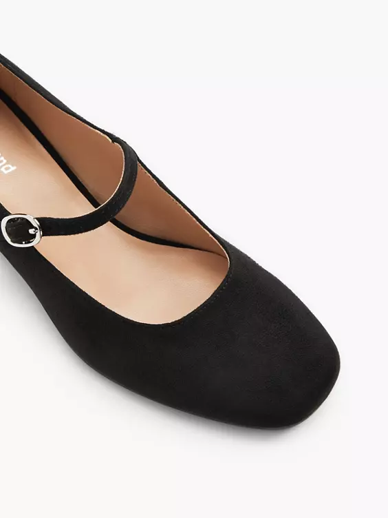 Graceland Mary Jane Pumps in schwarz