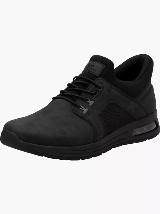 Rieker Herren Slipper in schwarz
