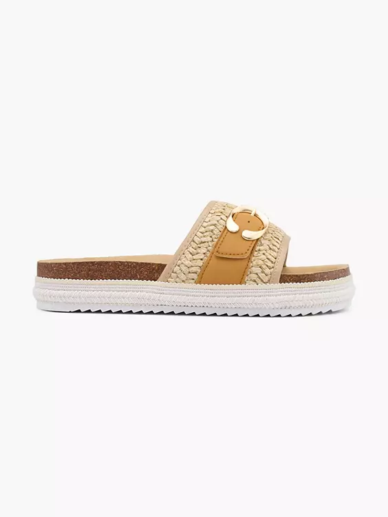 Graceland Pantolette in beige