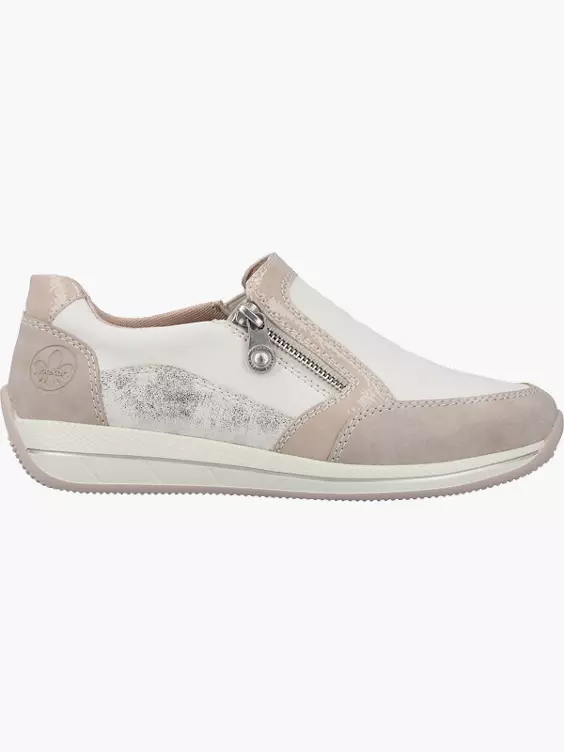 Rieker Damen Slipper in weiß