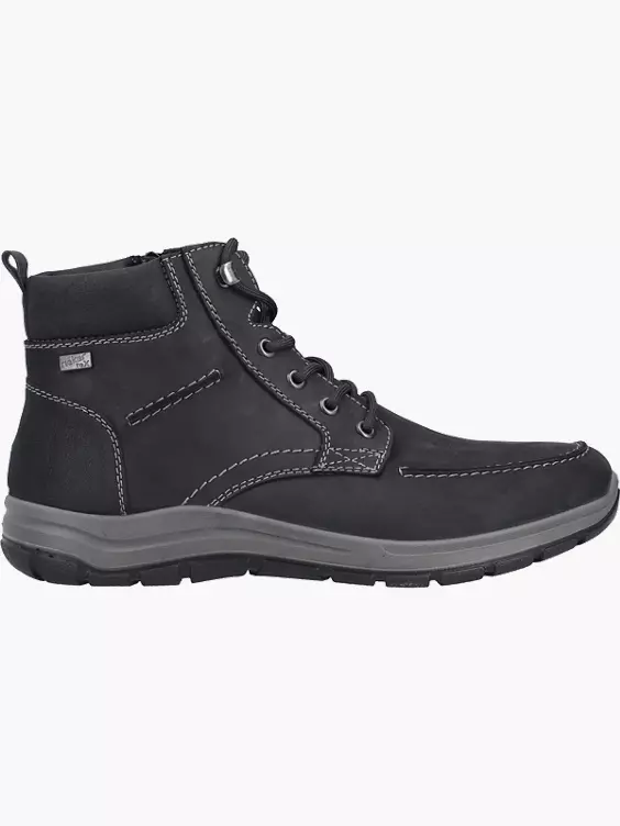 Rieker Herren Schnürstiefel in schwarz