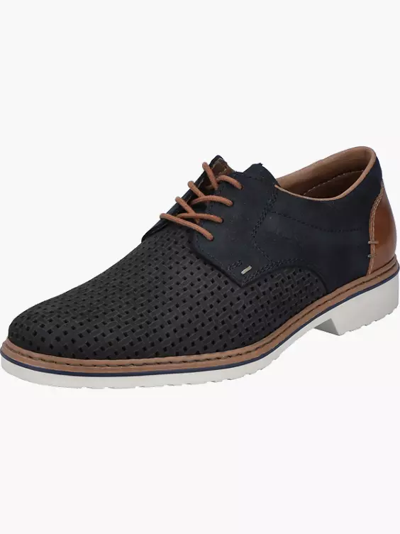 Rieker Herren Schnürschuhe in blau