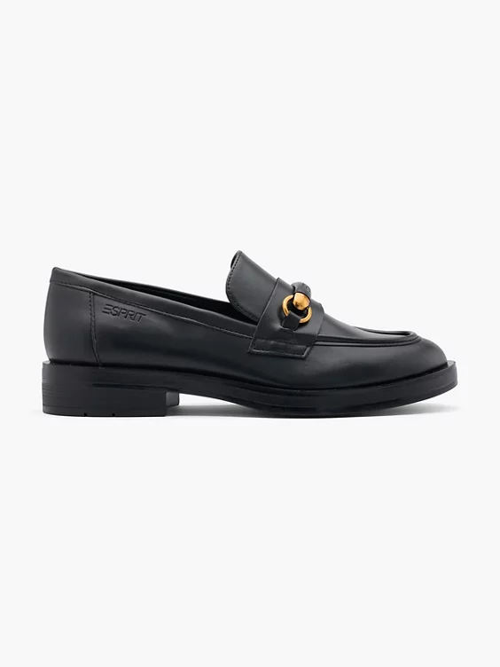 ESPRIT Loafer in schwarz