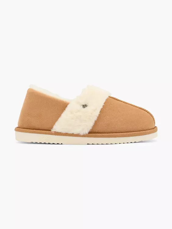 ESPRIT Hausschuh in beige