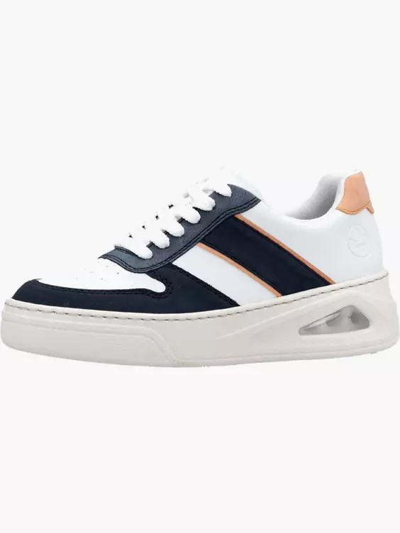 Rieker Damen Sneaker Low in weiß