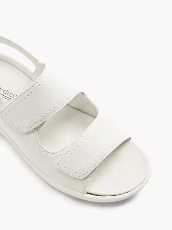 Medicus Leder Komfort Keilsandalette in grau