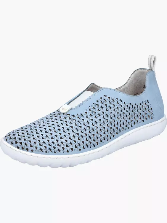 Rieker Damen Slipper in blau