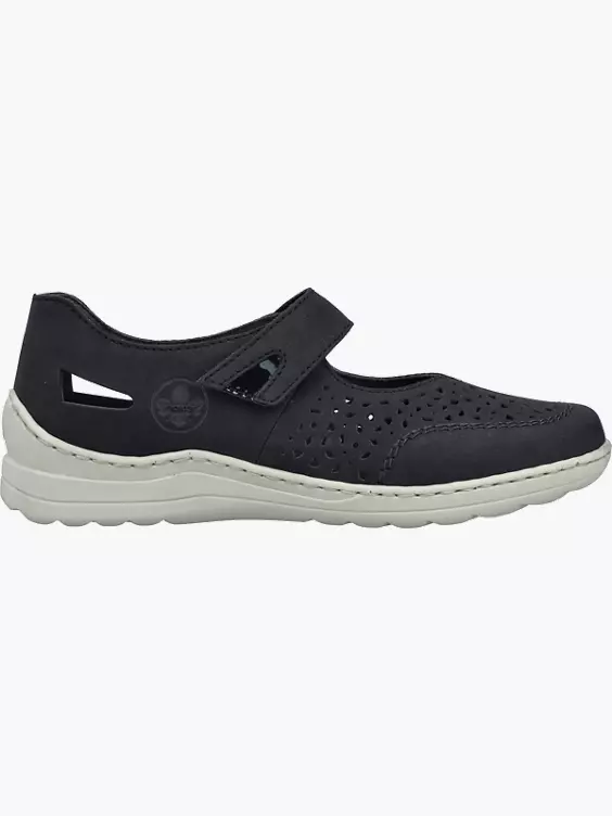 Rieker Damen Slipper in blau