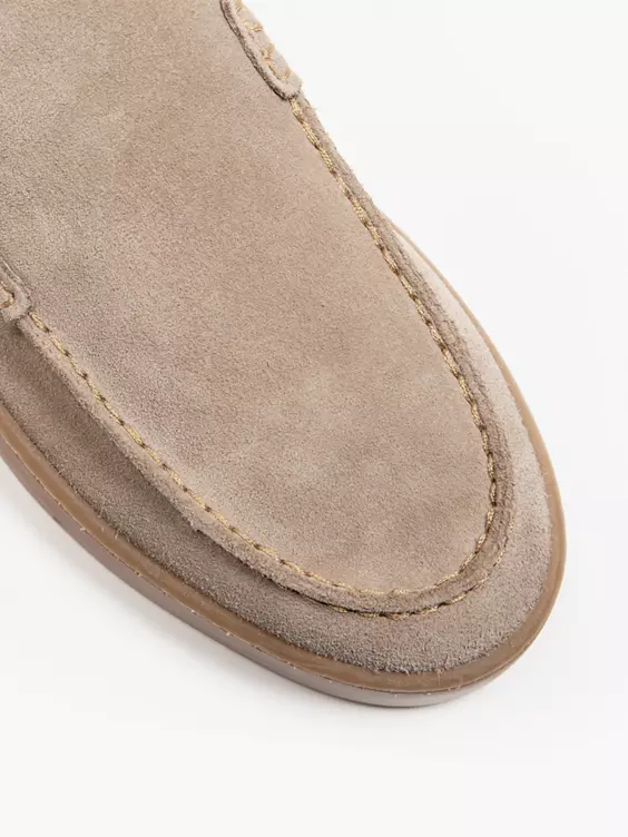 ESPRIT Leder Loafer in beige