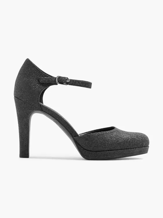 Catwalk Spangenpumps in schwarz