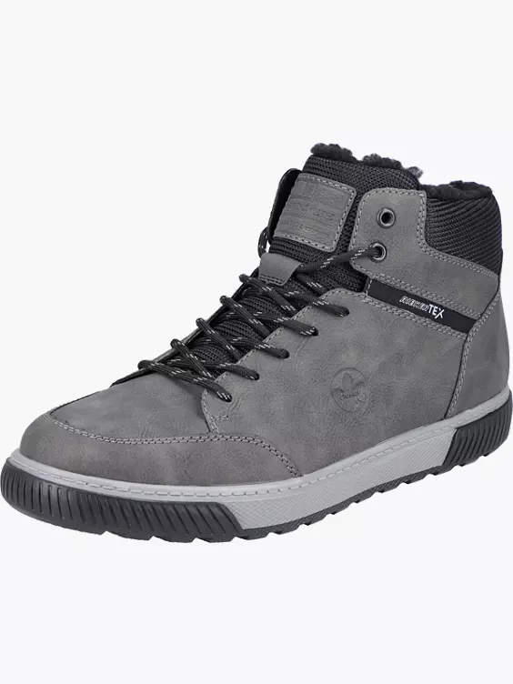 Rieker Herren Schnürstiefel in grau