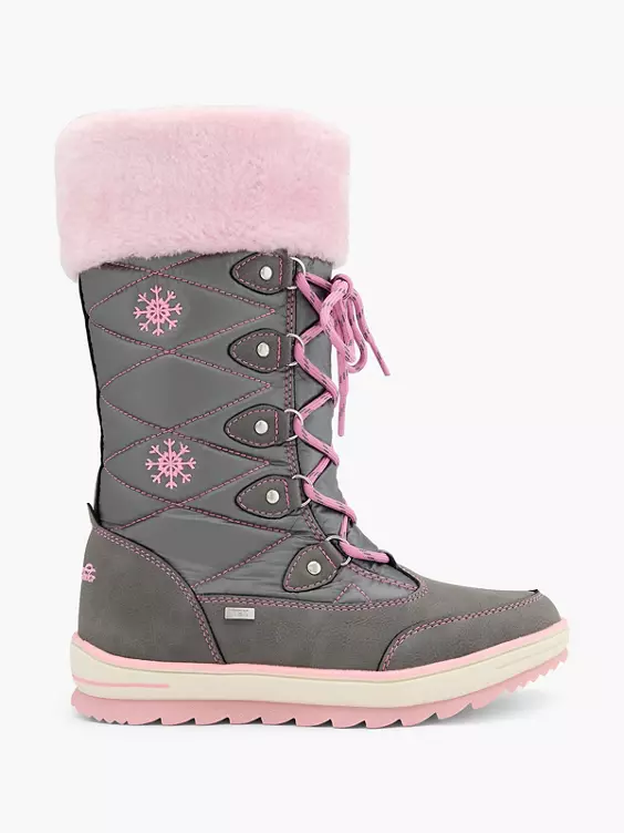 TOM TAILOR Schneestiefel in grau