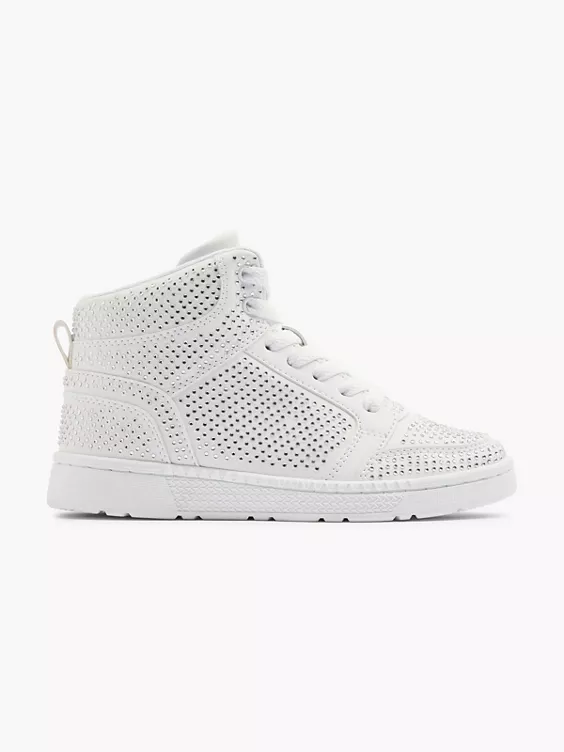 Graceland Hoher Sneaker in weiß