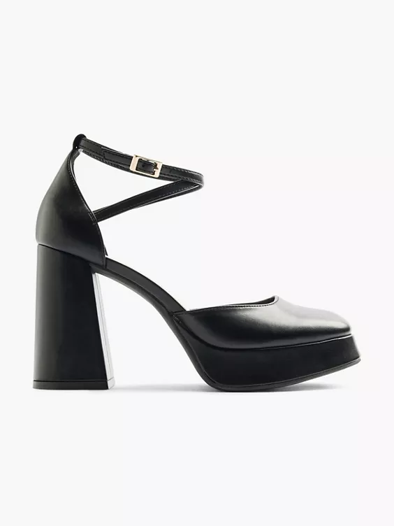 Catwalk Spangenpumps in schwarz