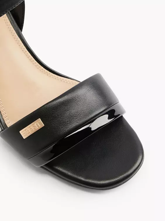 ESPRIT Sandalette in schwarz
