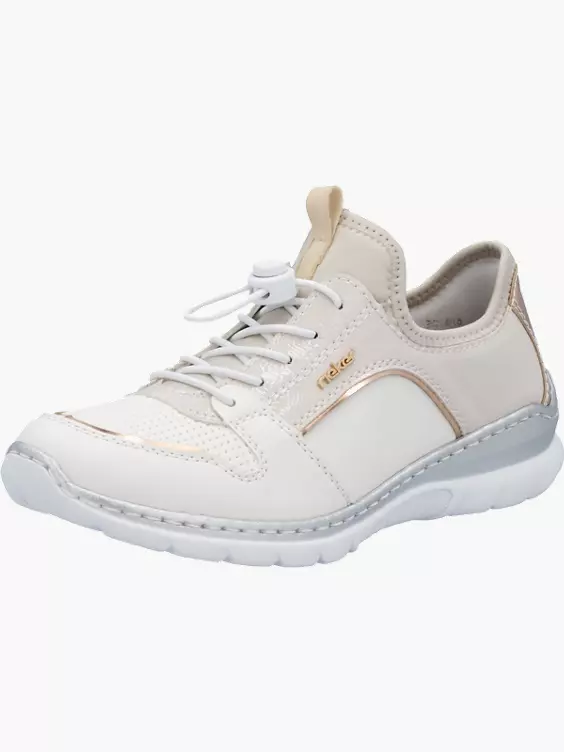 Rieker Damen Slipper in weiß