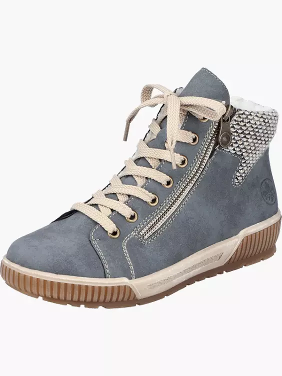 Rieker Damen Schnürschuhe in blau