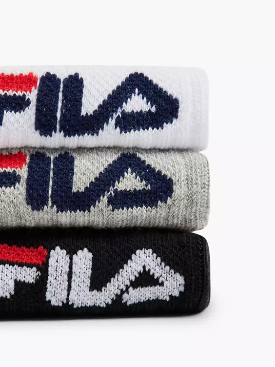 FILA 3er Pack Socken in grau
