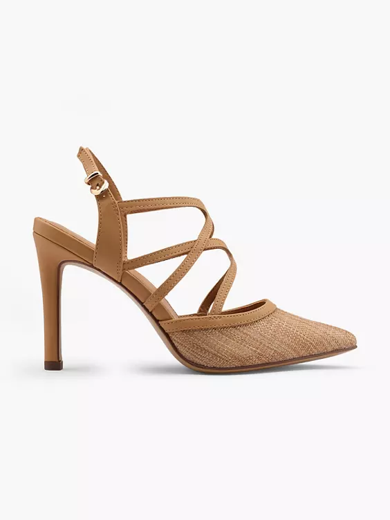 Catwalk Slingpumps in braun