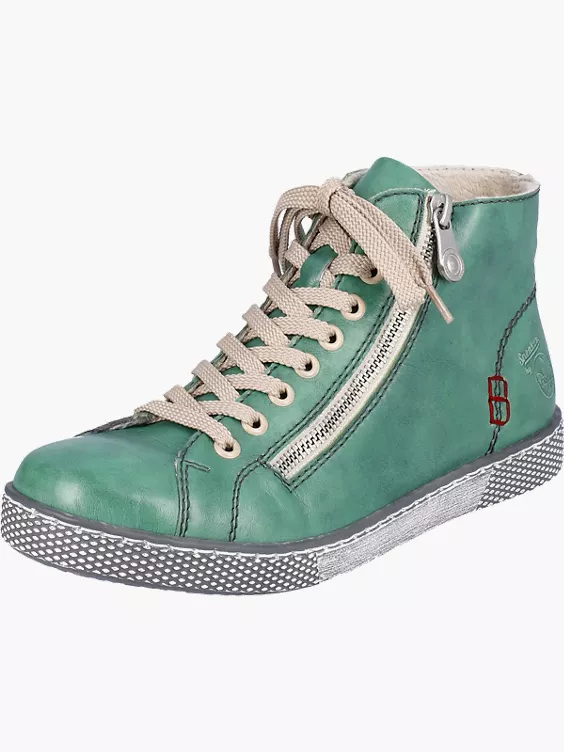 Rieker Damen Schnürschuhe in grün